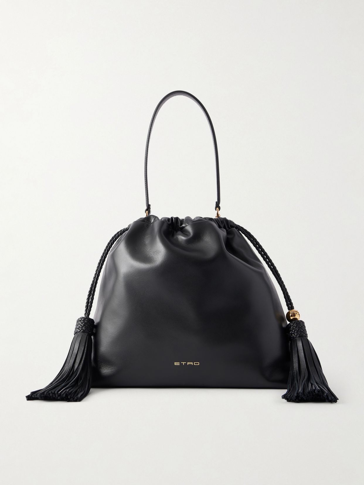 Kalispera tasseled leather shoulder bag