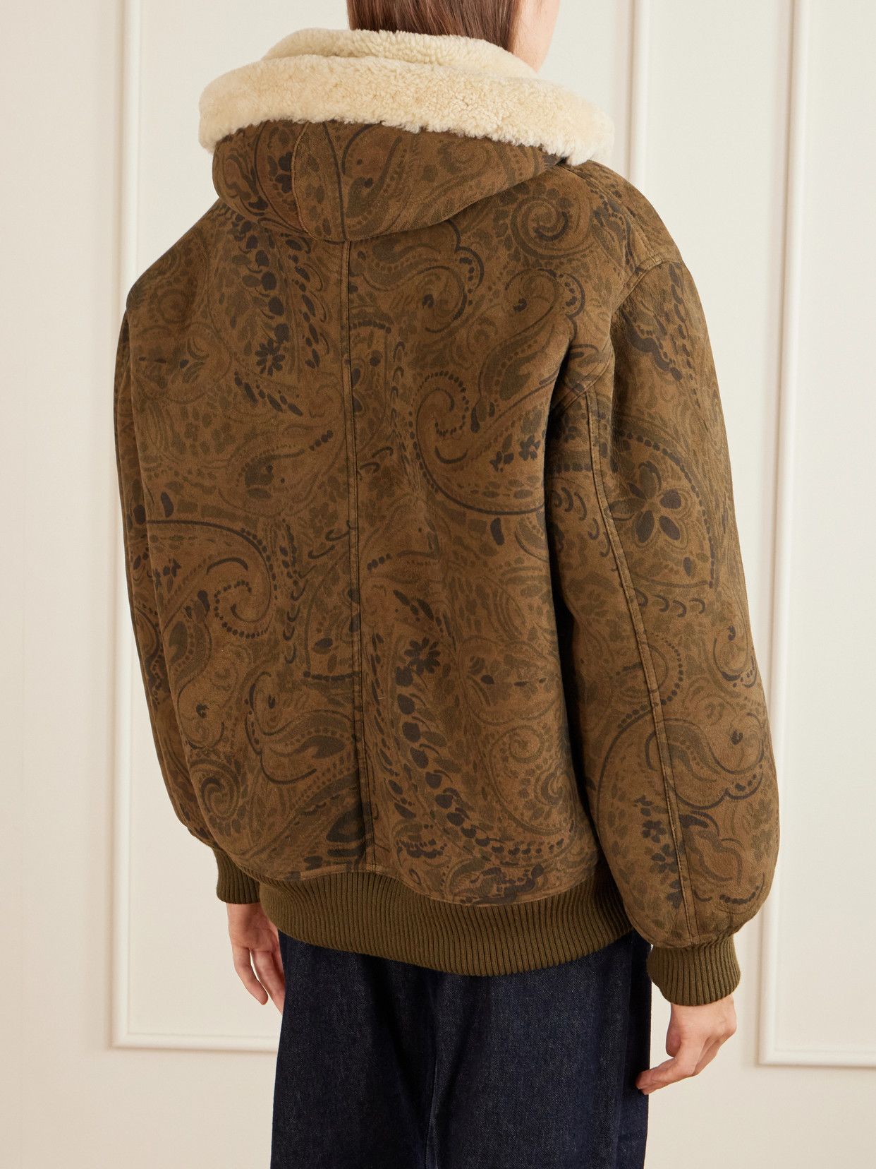 Suede Shearling Jacket
