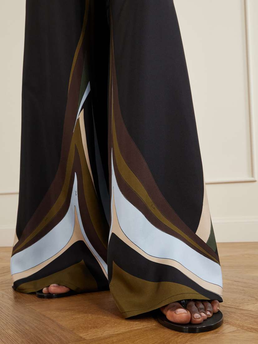 PUCCI Printed Silk-twill Wide-leg Pants | Thumbnail 5 PUCCI Printed Silk-twill Wide-leg Pants | Thumbnail 5