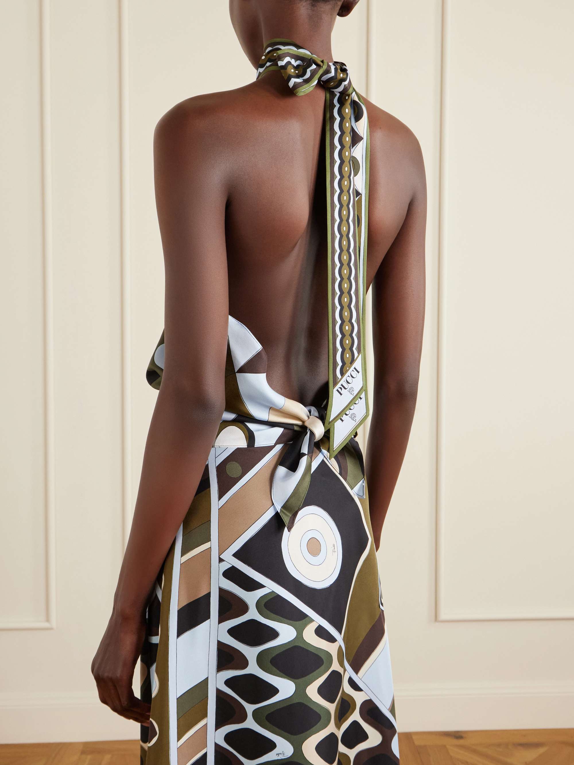 PUCCI Printed silk-twill top | NET-A-PORTER