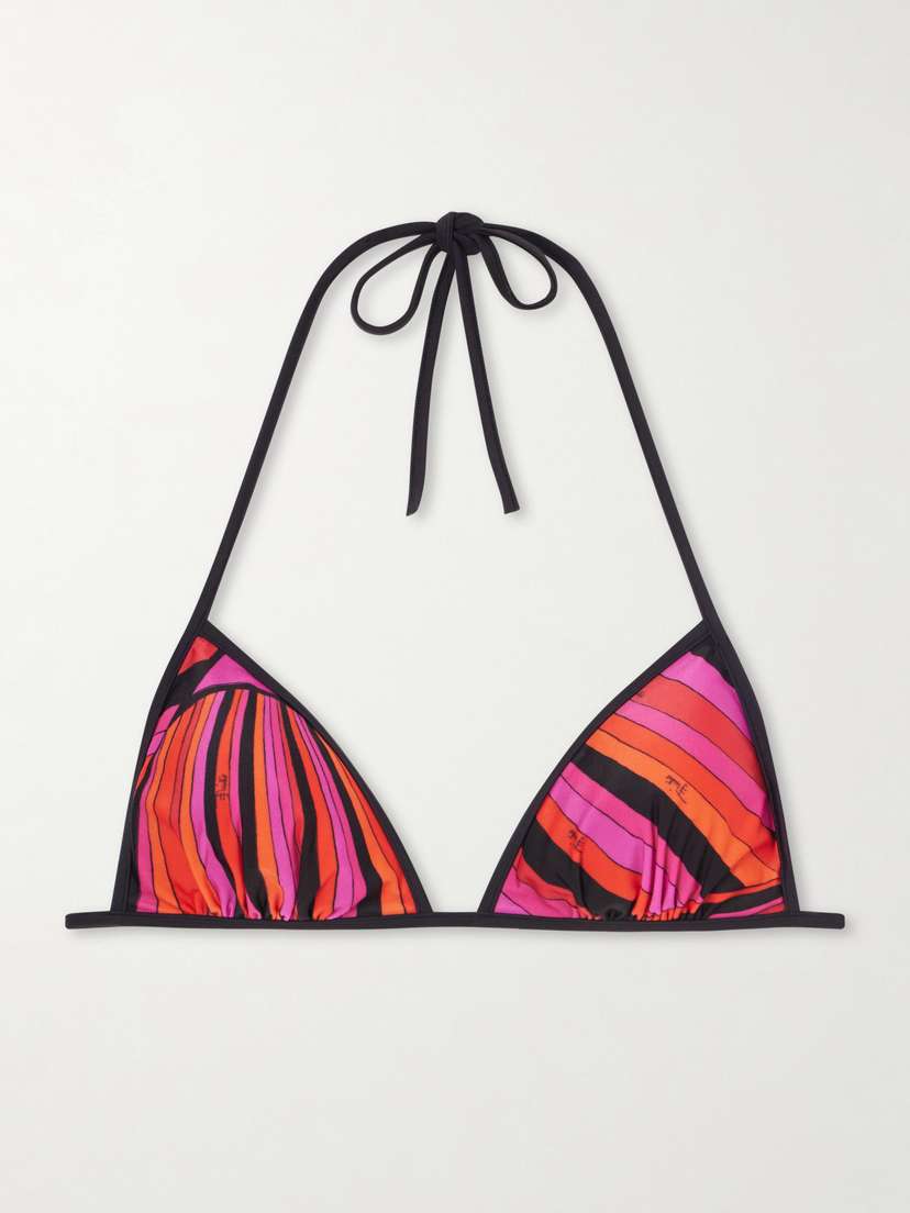 PUCCI Printed Bikini Top