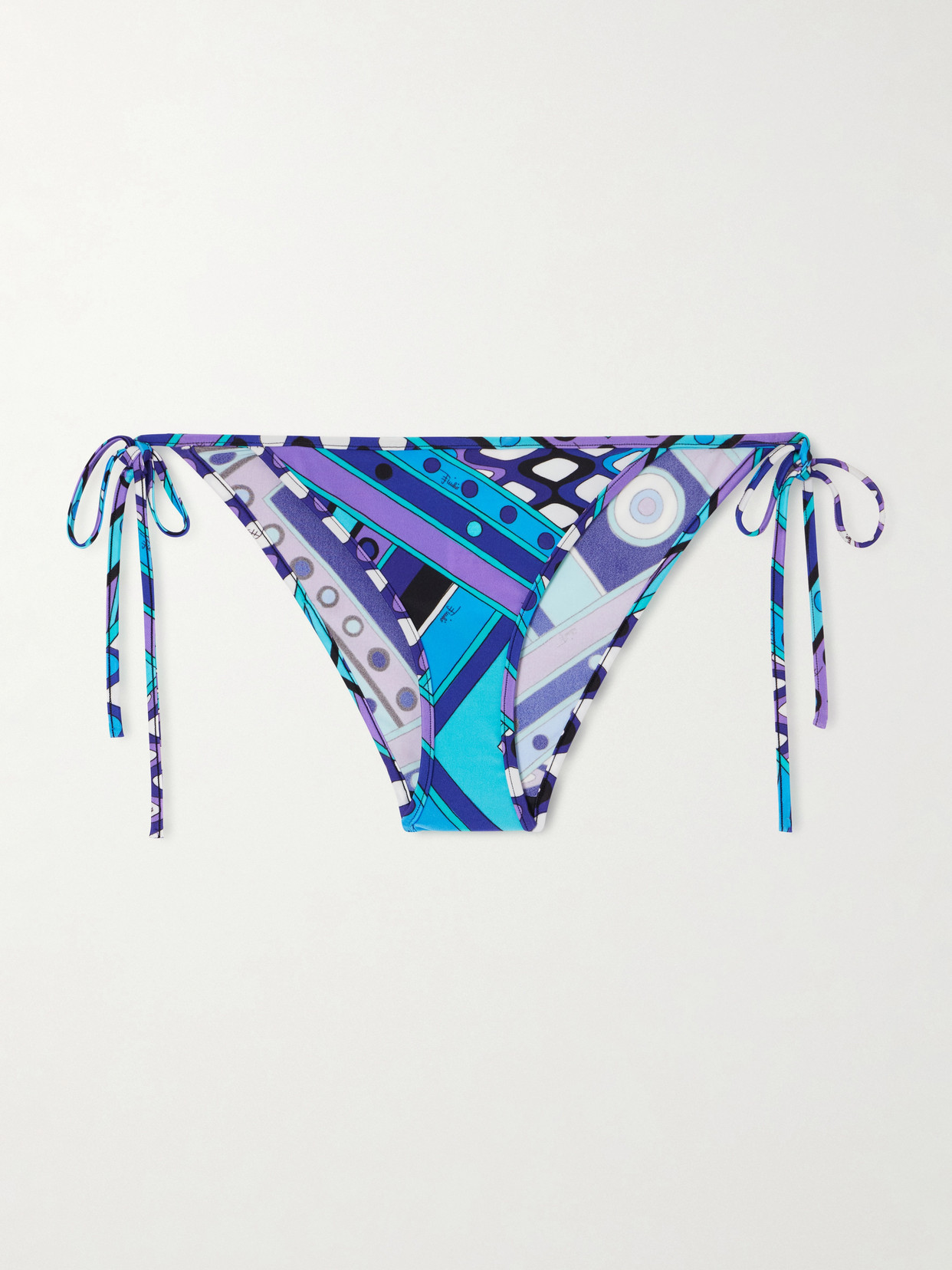 Pucci Printed Bikini Briefs In Blue