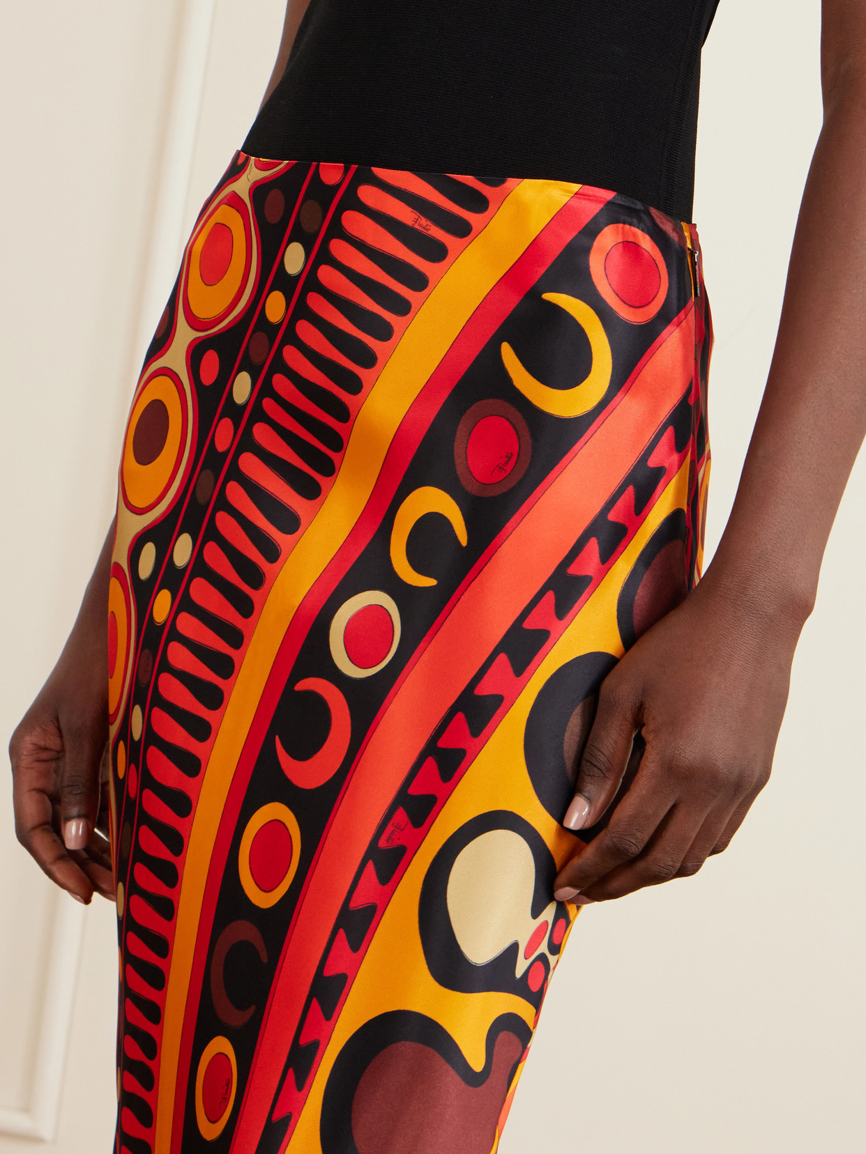 Pucci - Printed Tulle Maxi