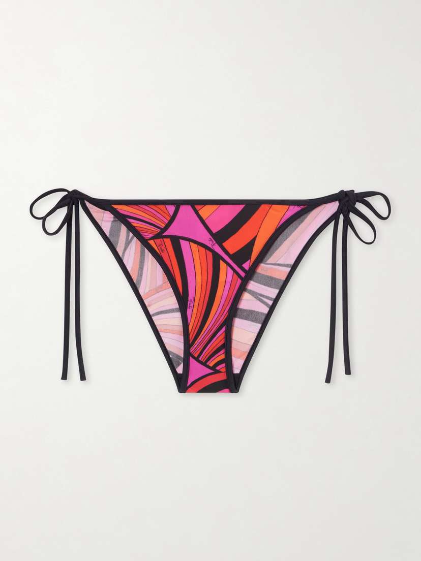 PUCCI Striped Bikini Briefs