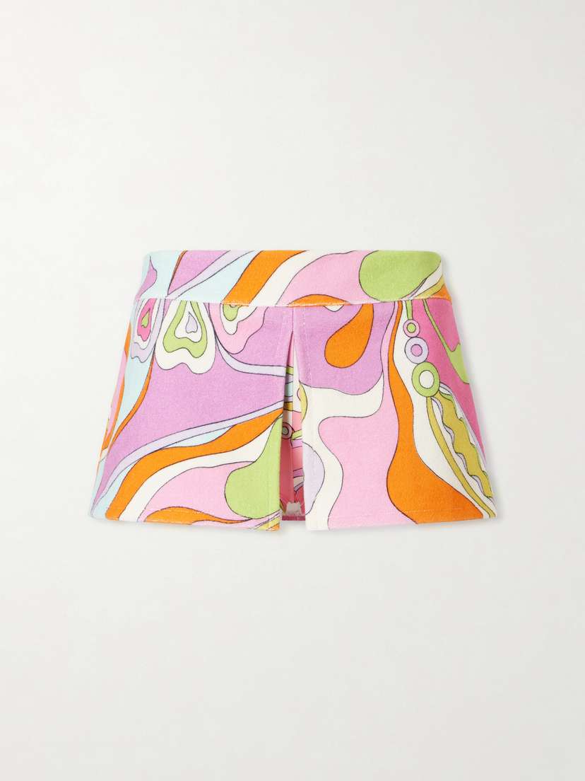 PUCCI Printed Cotton-terry Shorts | Thumbnail 5 PUCCI Printed Cotton-terry Shorts | Thumbnail 5
