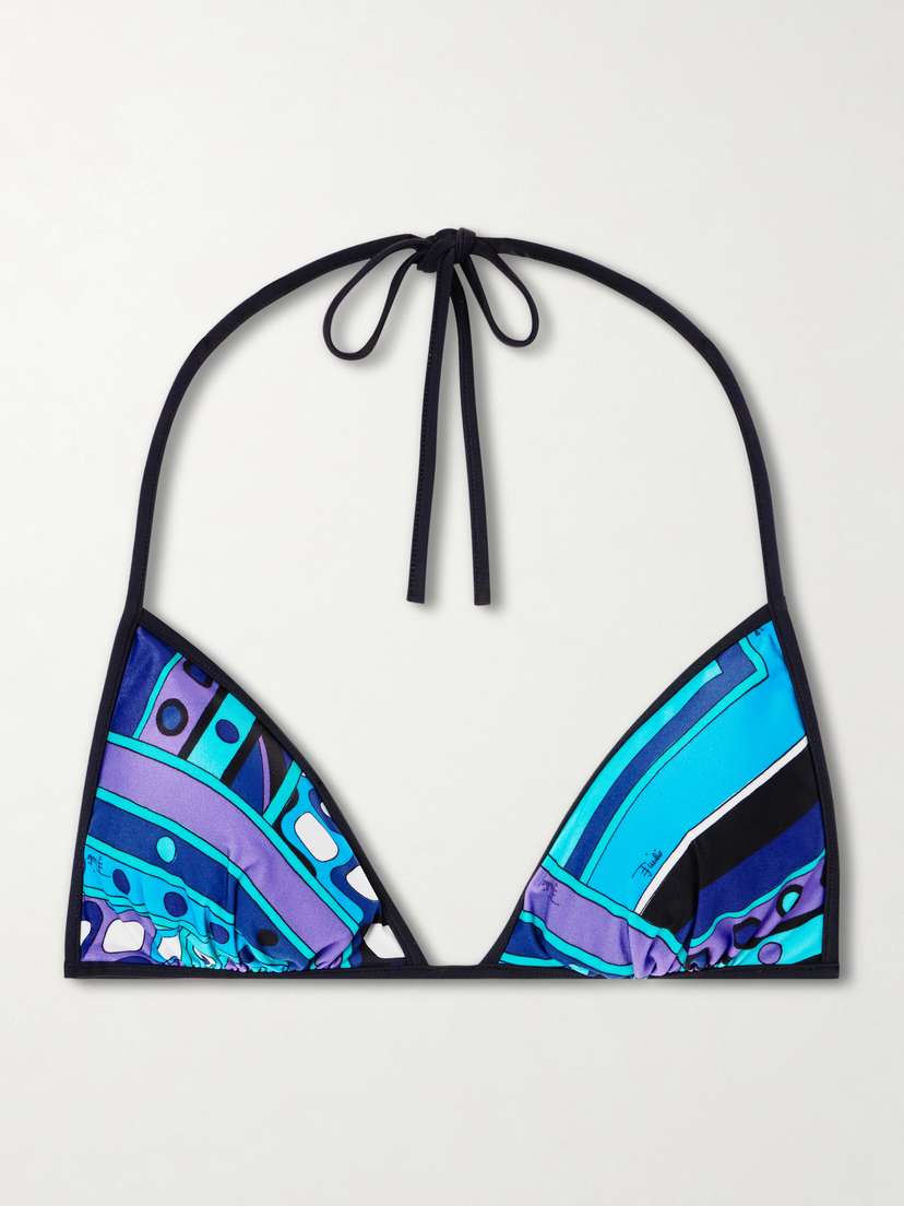 PUCCI Printed Triangle Bikini Top | Thumbnail 4 PUCCI Printed Triangle Bikini Top | Thumbnail 4