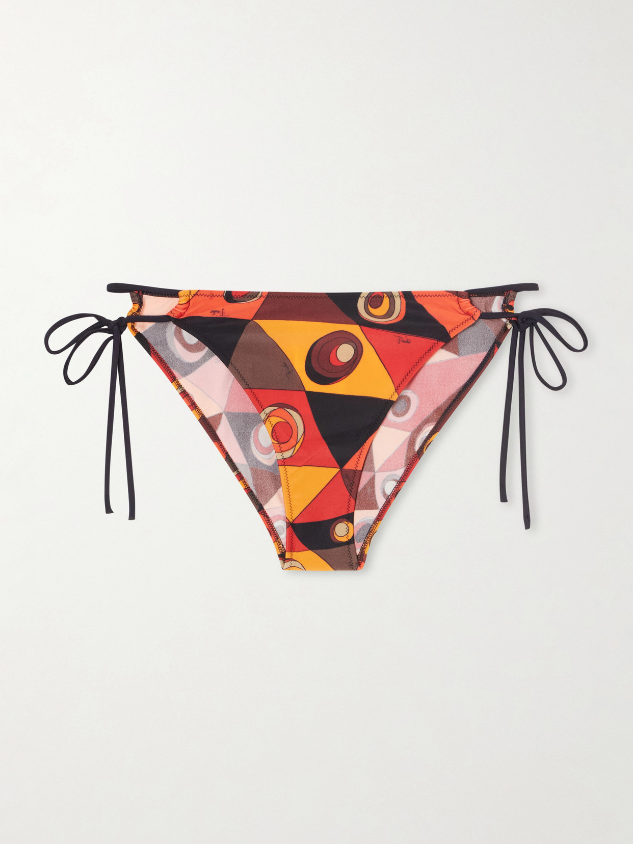 Pucci Printed Bikini Briefs In Multi