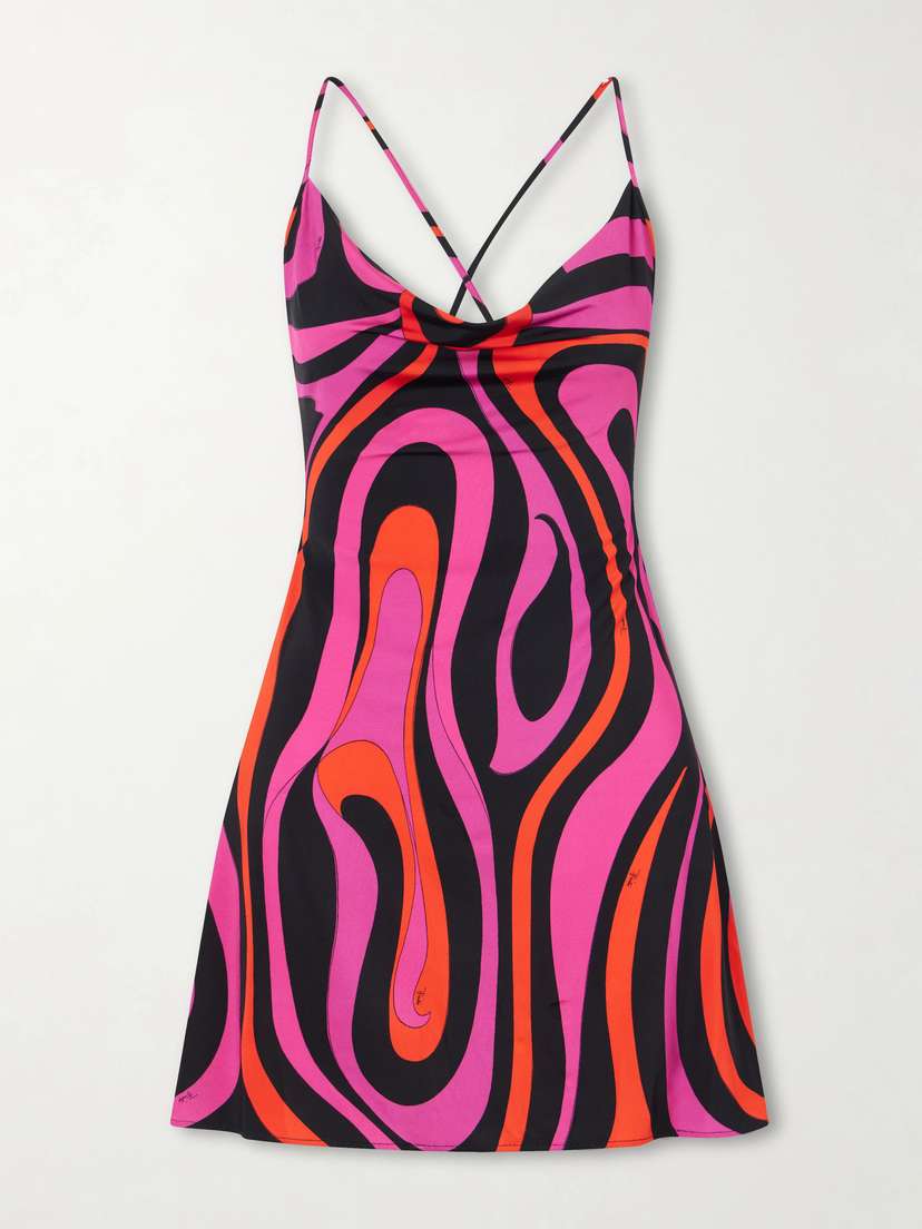 PUCCI Printed Stretch-jersey Mini Dress