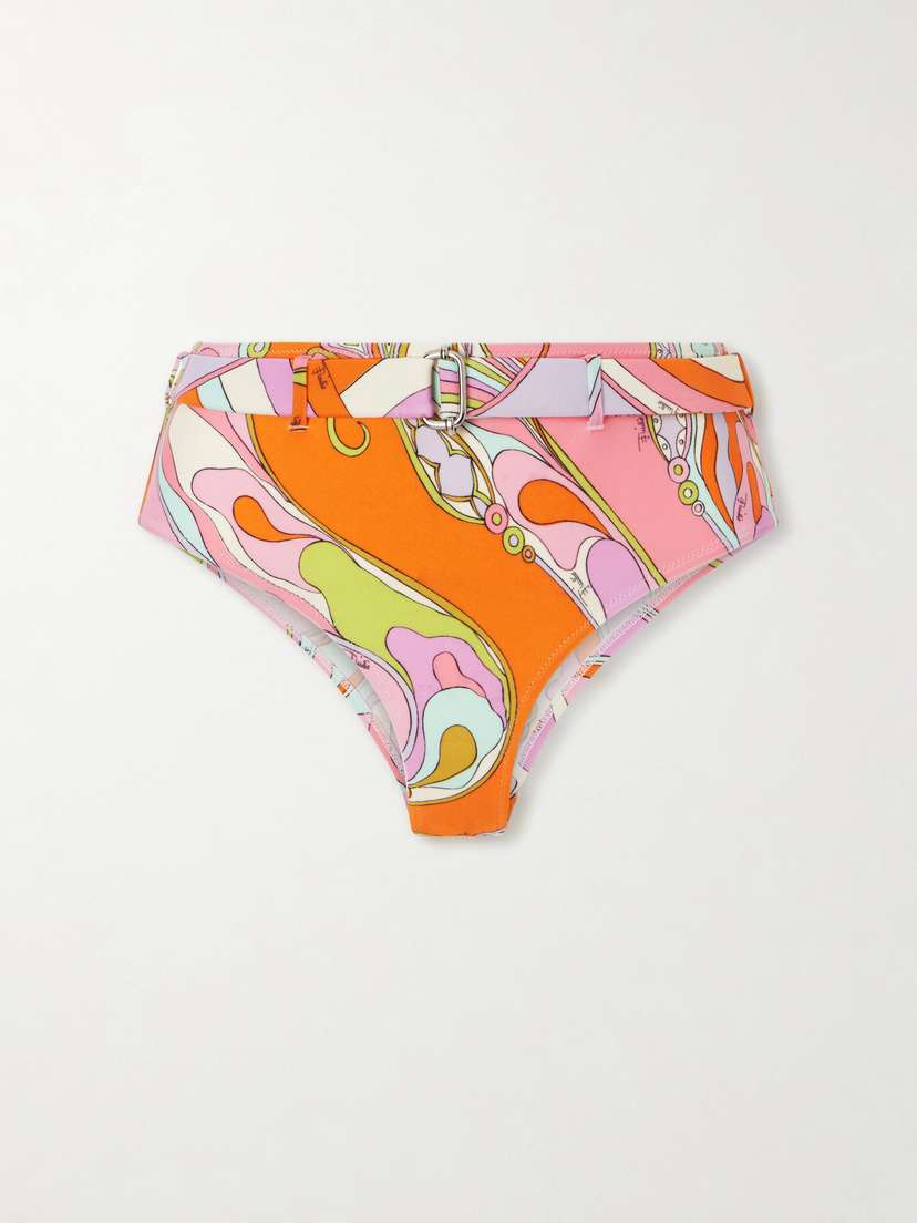 PUCCI Printed Belted Bikini Briefs | Thumbnail 4 PUCCI Printed Belted Bikini Briefs | Thumbnail 4