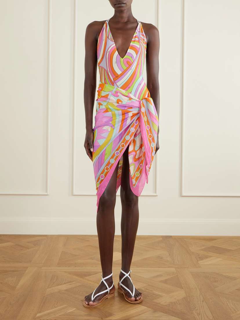 PUCCI Printed Cotton-voile Pareo | Thumbnail 2 PUCCI Printed Cotton-voile Pareo | Thumbnail 2