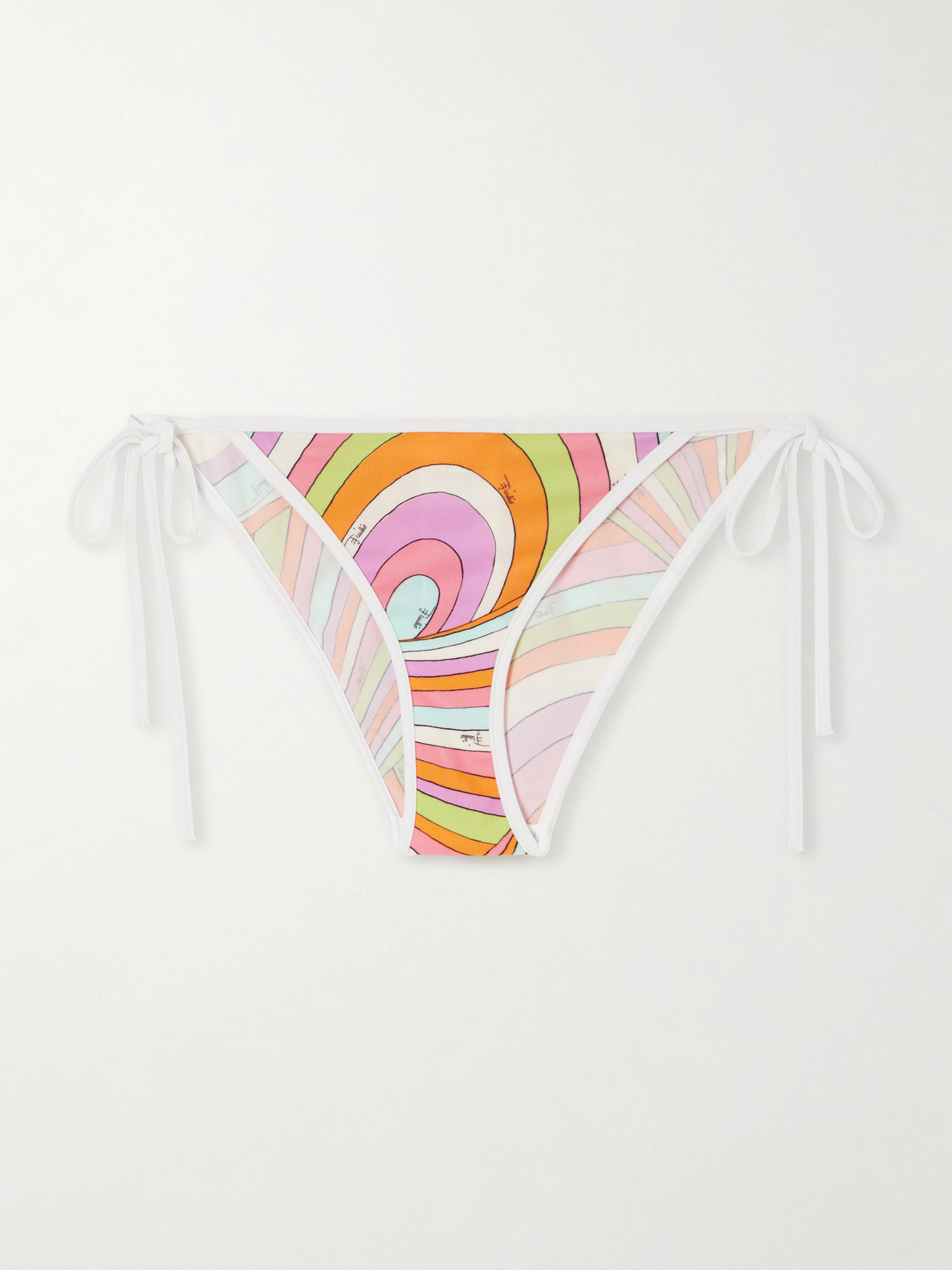 Pucci Printed Bikini Briefs In Multi