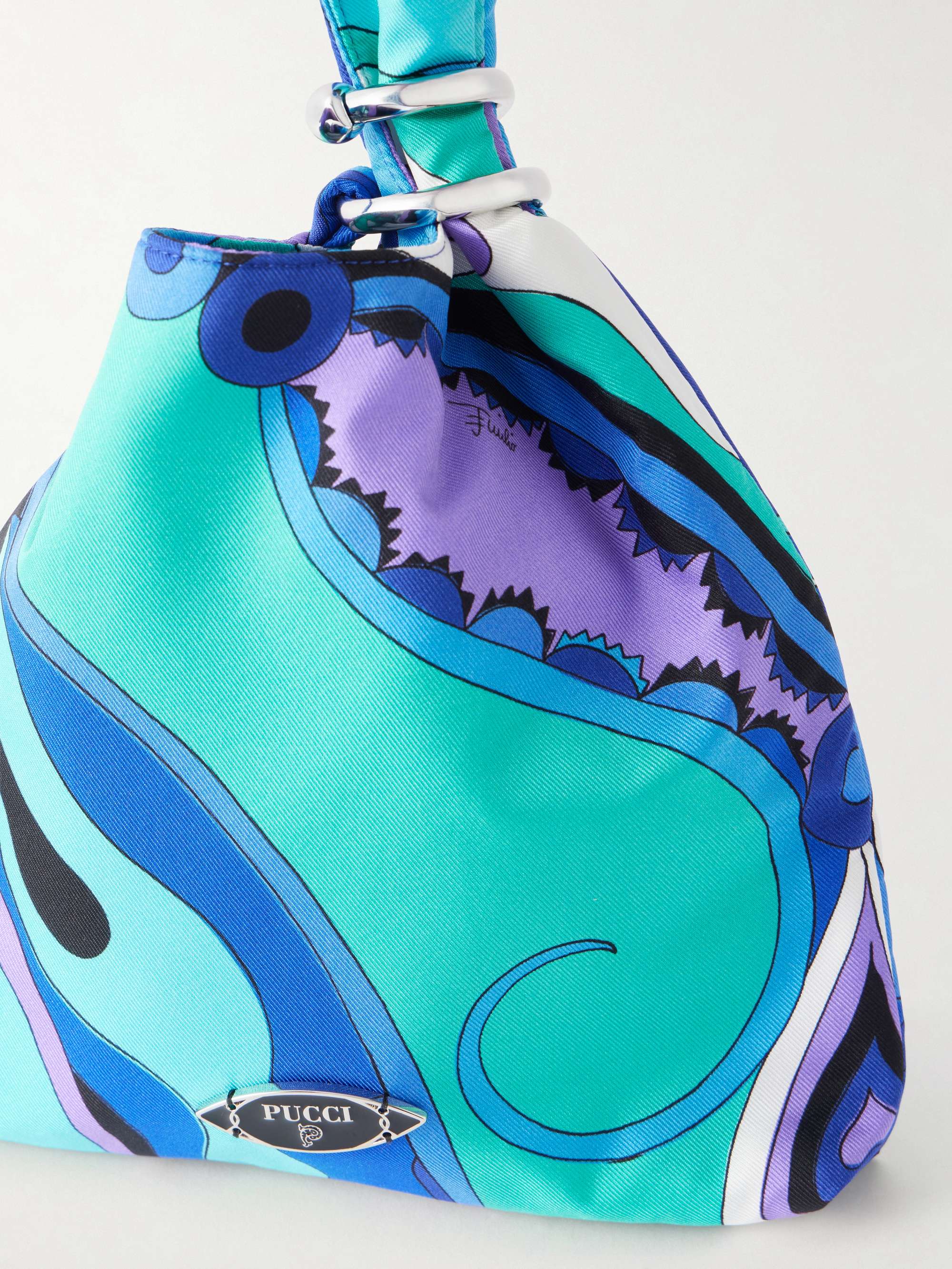 PUCCI Emilio printed silk twill clutch bag | NET-A-PORTER