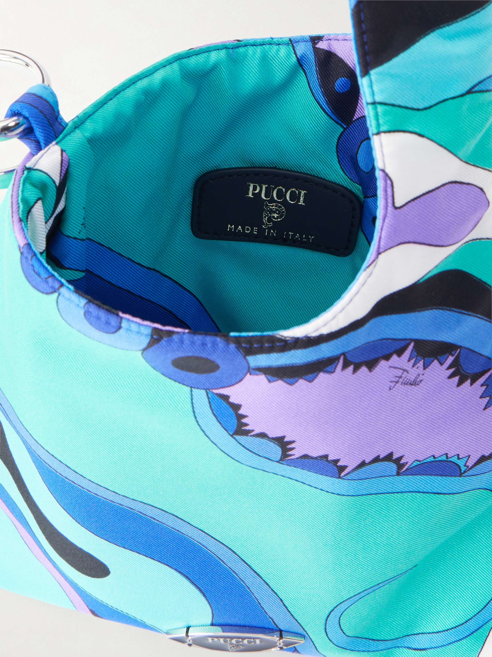 PUCCI Emilio printed silk twill clutch bag | NET-A-PORTER