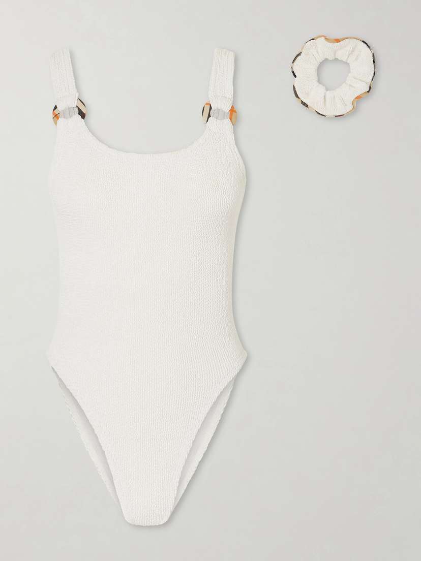 Burberry + Hunza G Domino Original Crinkle™ Swimsuit