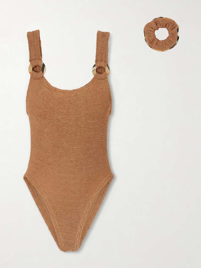 Burberry + Hunza G Domino Original Crinkle™ Swimsuit