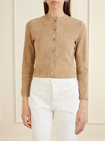 Stouls Astrid suede cardigan