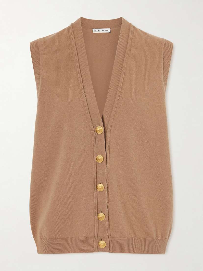 Blazé Milano Highland Wool And Cashmere-blend Gilet | Thumbnail 5