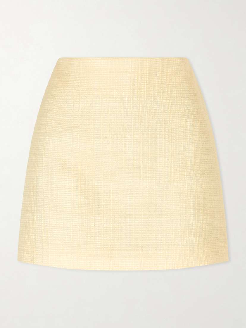 Blazé Milano Ourway Cotton‑blend Woven Mini Skirt