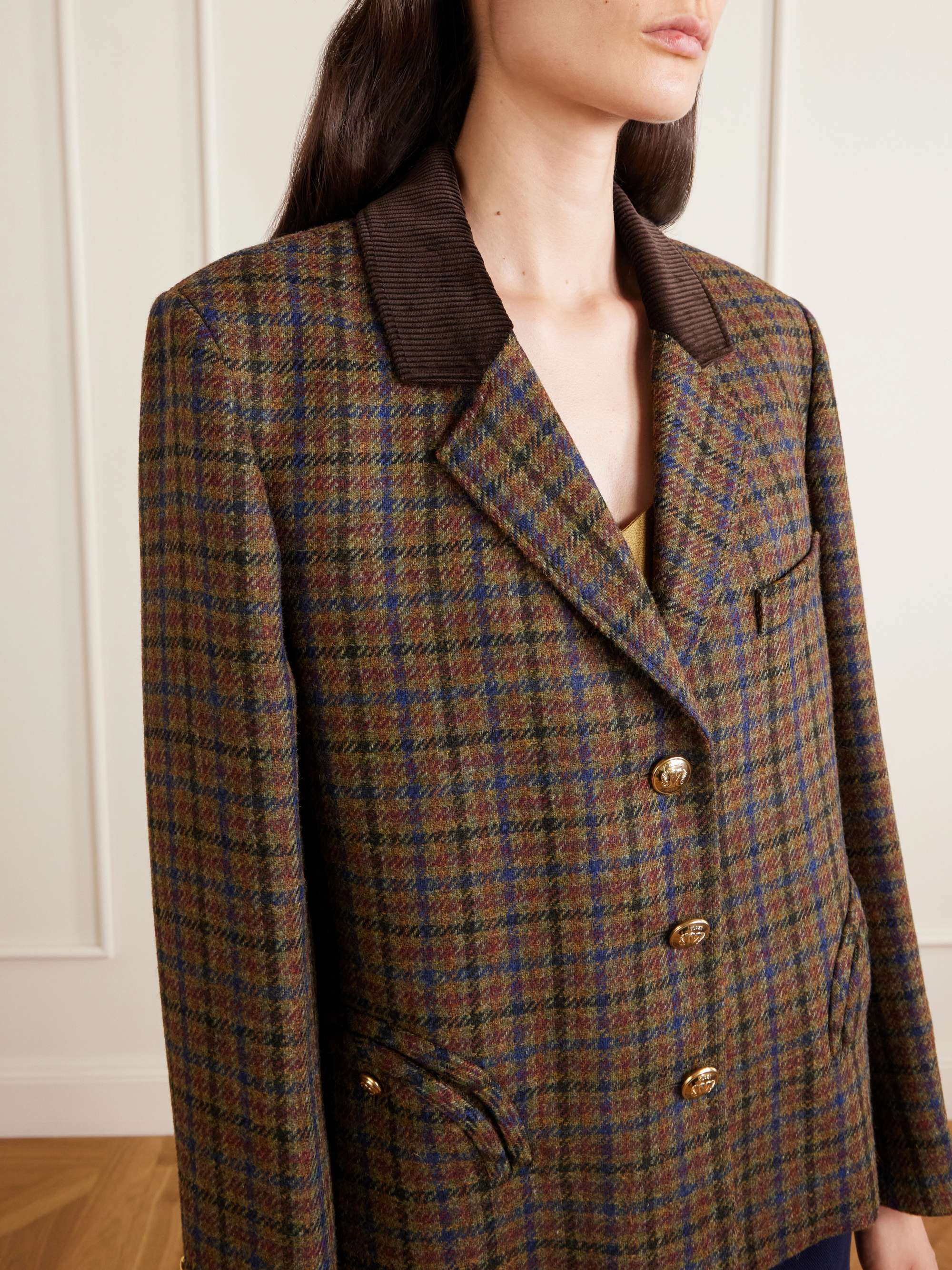 BLAZÉ MILANO Checked wool blazer | NET-A-PORTER