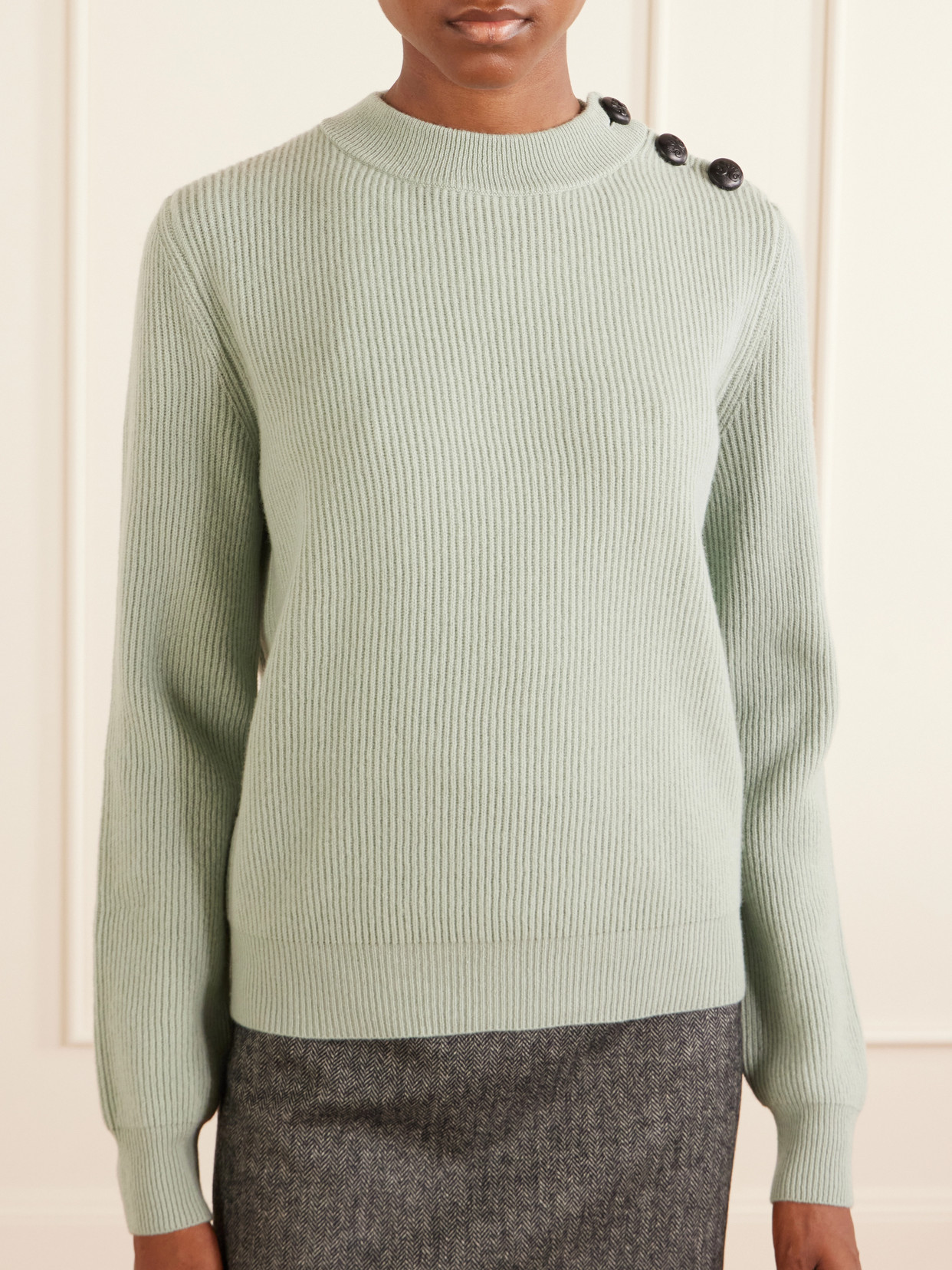 Blazé Milano - Racka Ribbed-Knit Wool And Cashmere-Blend Sweater