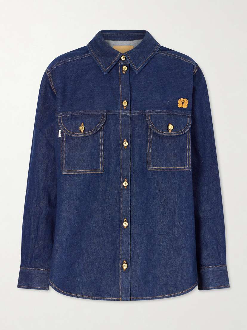 Blazé Milano Denim Shirt - Women's Clothing