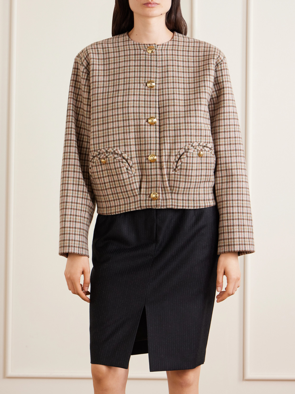 Blazé Milano - Altai Checked Wool And Cashmere-Blend Jacket