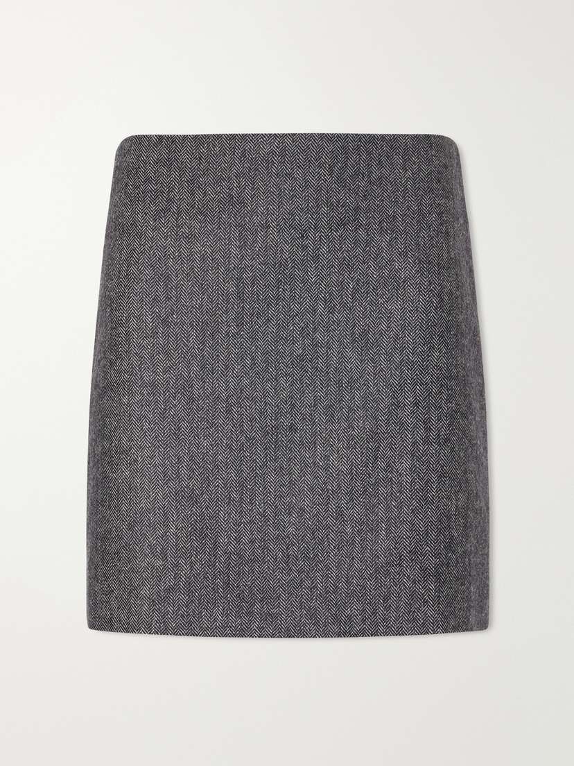 Blazé Milano Coci Herringbone Wool-blend Mini Skirt | Thumbnail 6 Blazé Milano Coci Herringbone Wool-blend Mini Skirt | Thumbnail 6