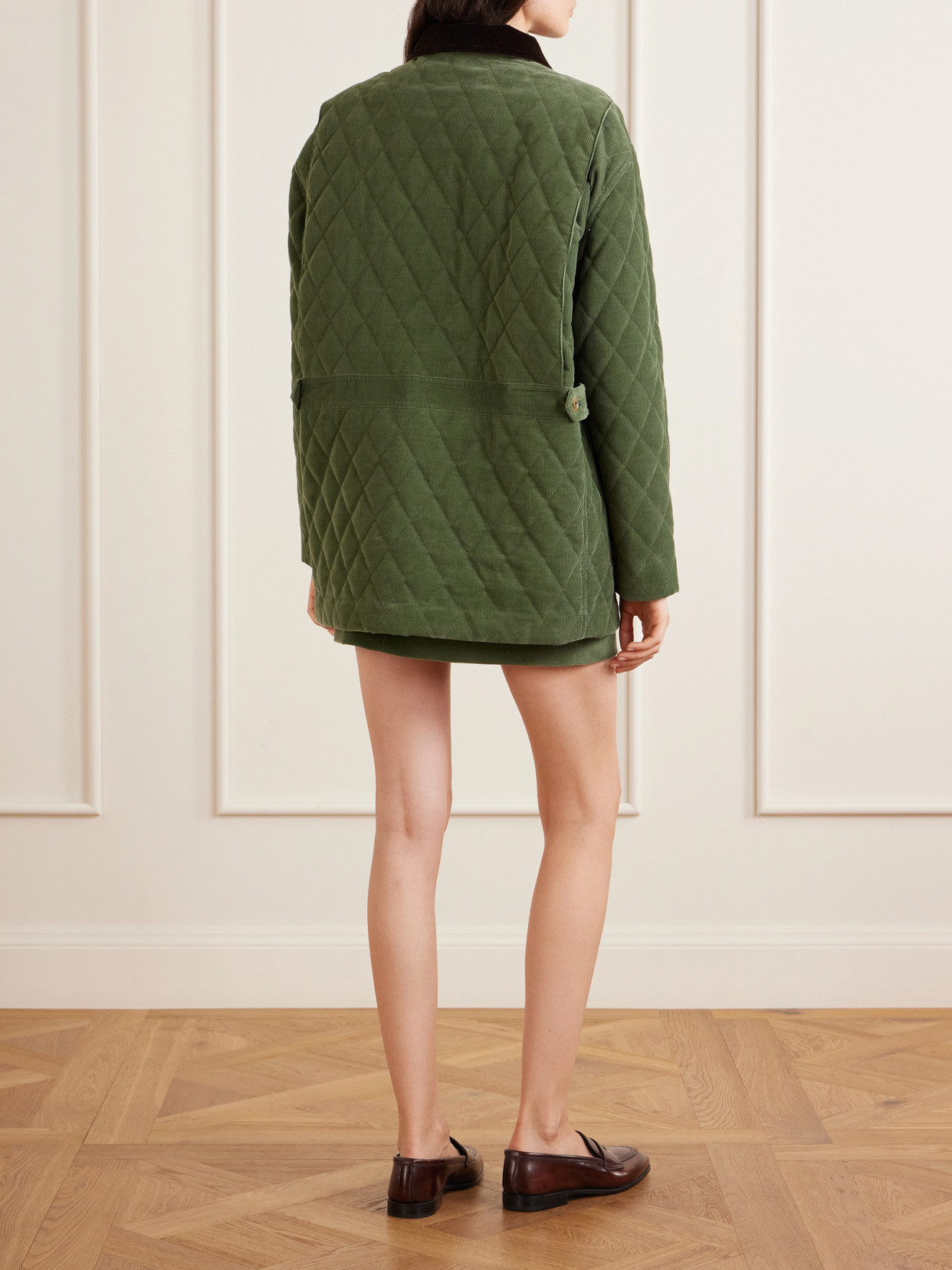 Blazé Milano - Clelia Matellassé Cotton-Corduroy Jacket