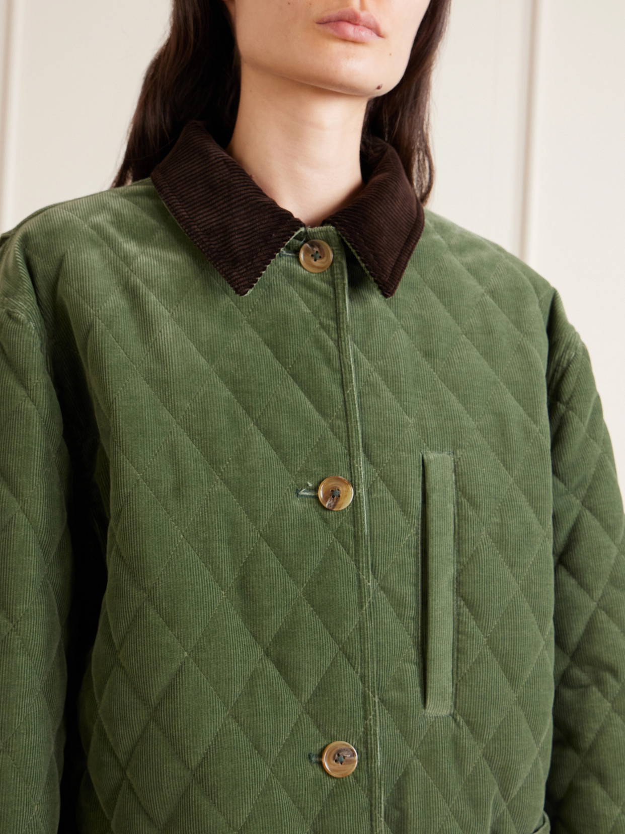 Blazé Milano - Clelia Matellassé Cotton-Corduroy Jacket