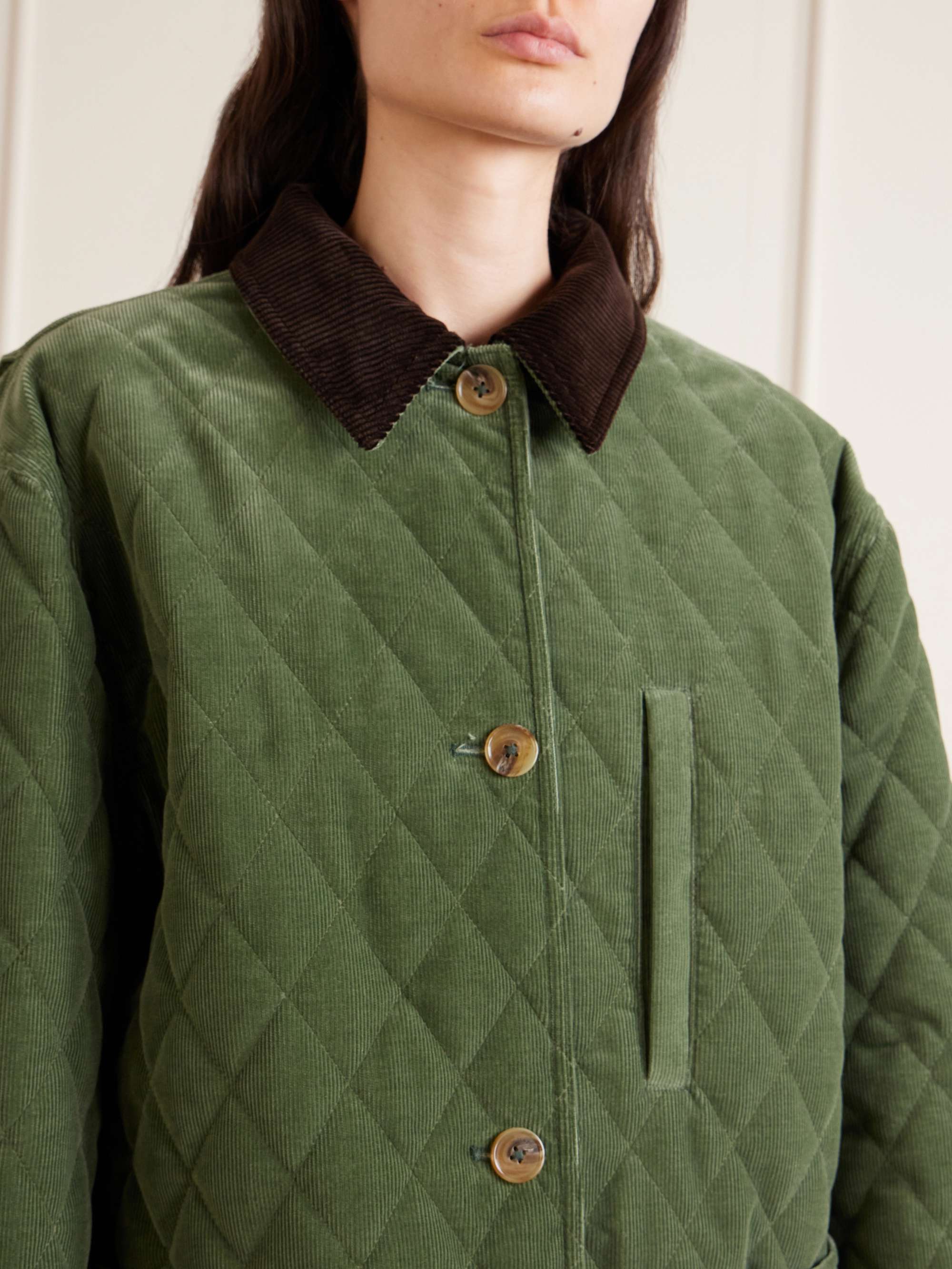 BLAZÉ MILANO Clelia matellassé cotton-corduroy jacket | NET-A-PORTER