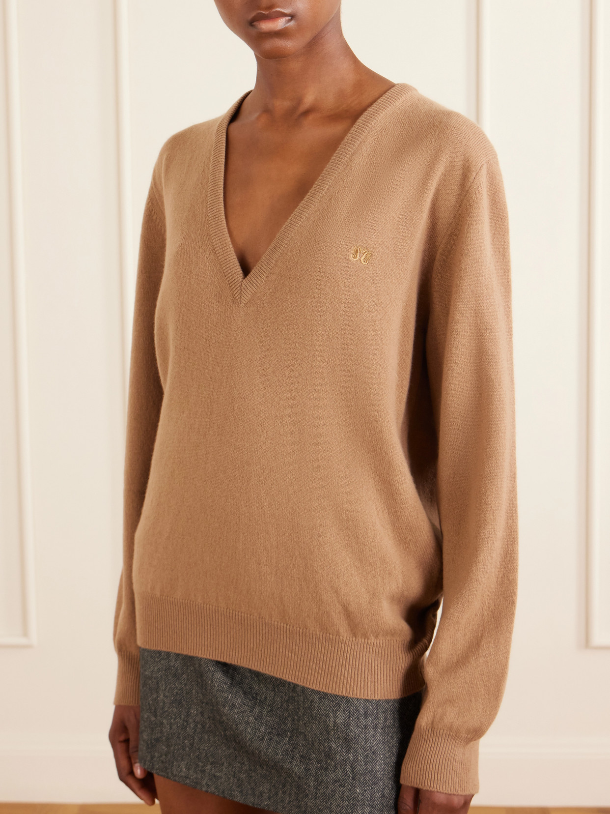 Blazé Milano - Highland Embroidered Wool And Cashmere-Blend Sweater