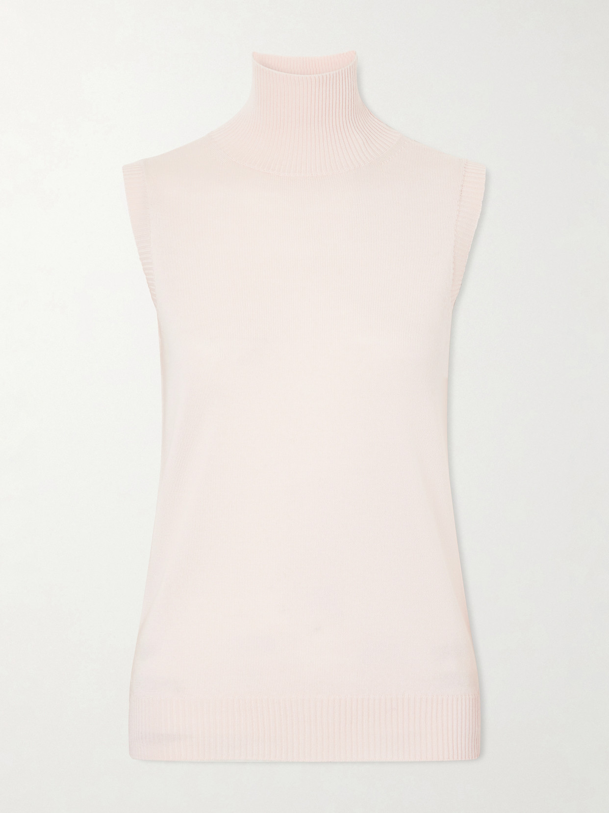 Sportmax Turtleneck Wool Sweater In Pink