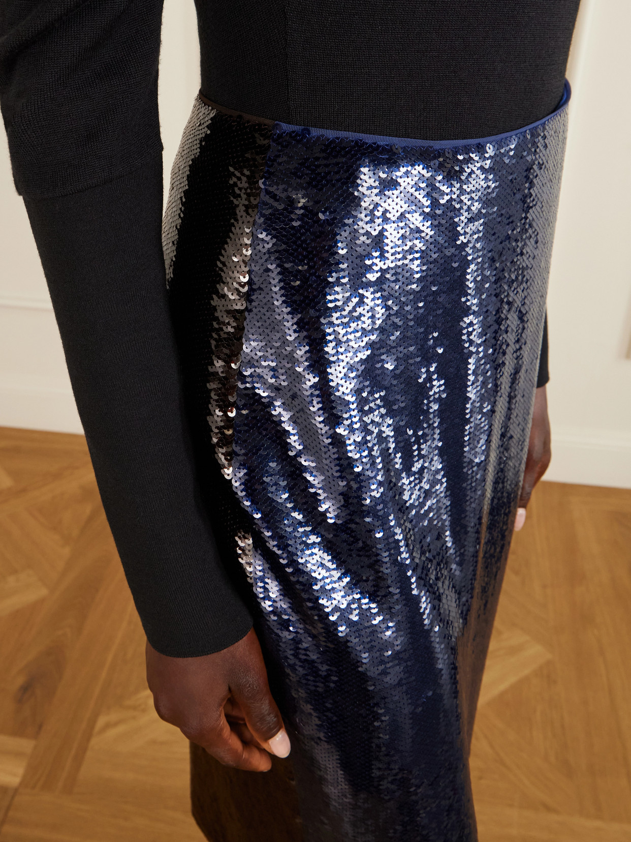 Sequined Tulle Midi