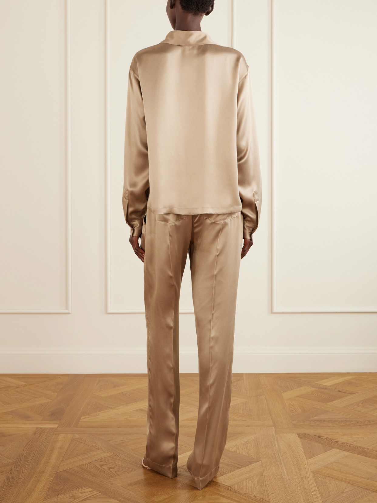 Silk-Satin Blouse