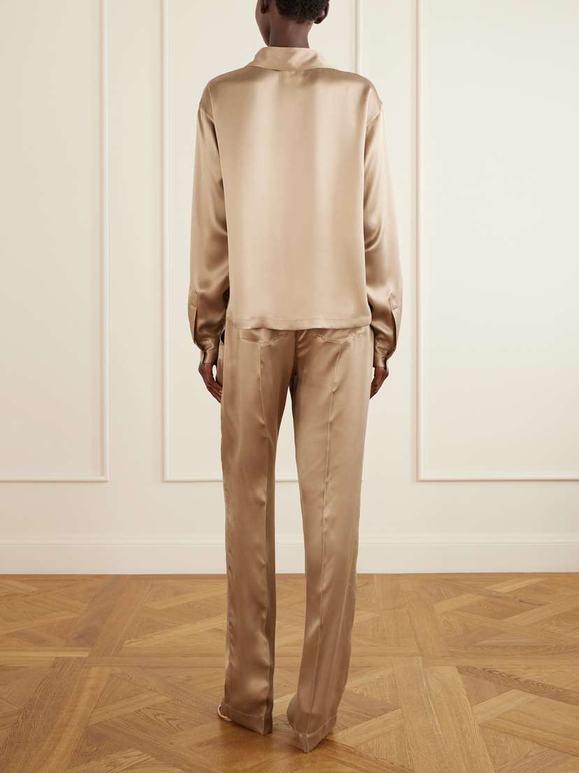 Tom Ford Silk-satin Blouse | Thumbnail 4 Tom Ford Silk-satin Blouse | Thumbnail 4