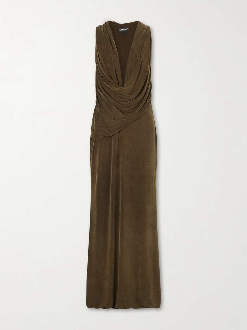 Tom Ford Draped Jersey Gown | Thumbnail 5 Tom Ford Draped Jersey Gown | Thumbnail 5