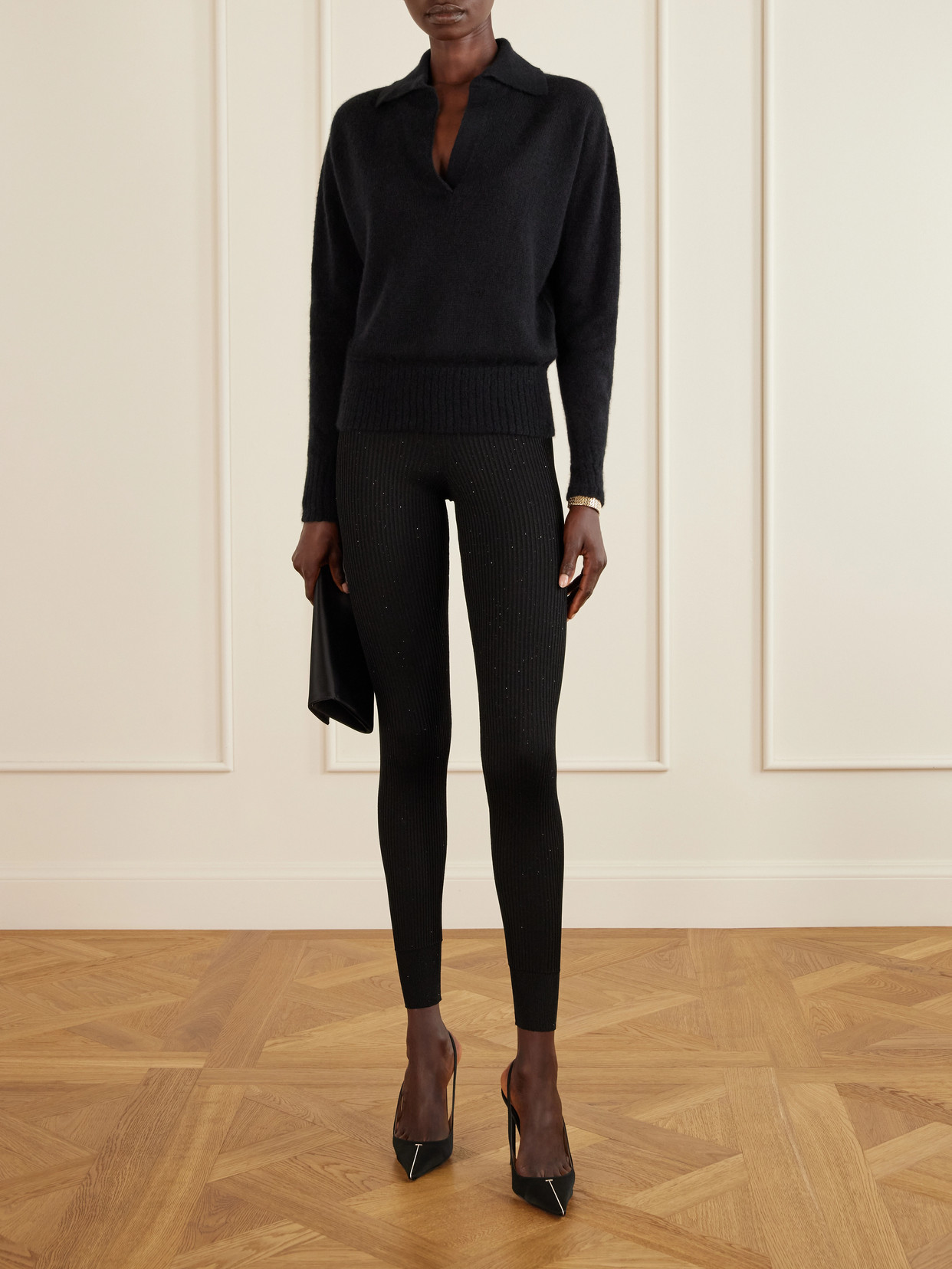 Cashmere And Silk-Blend Polo
