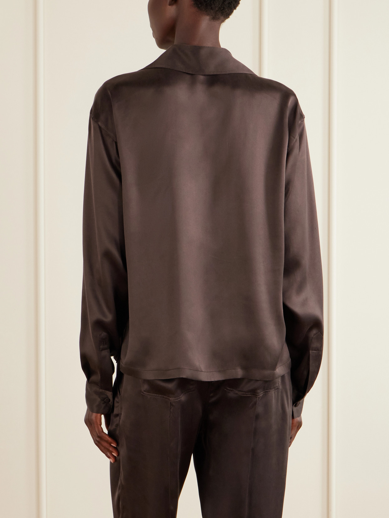 Silk-Satin Blouse