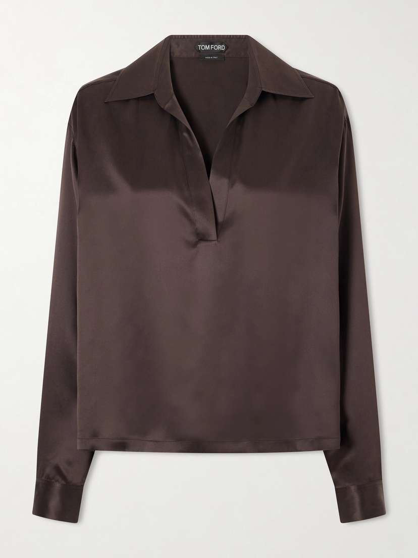 Tom Ford Silk-satin Blouse