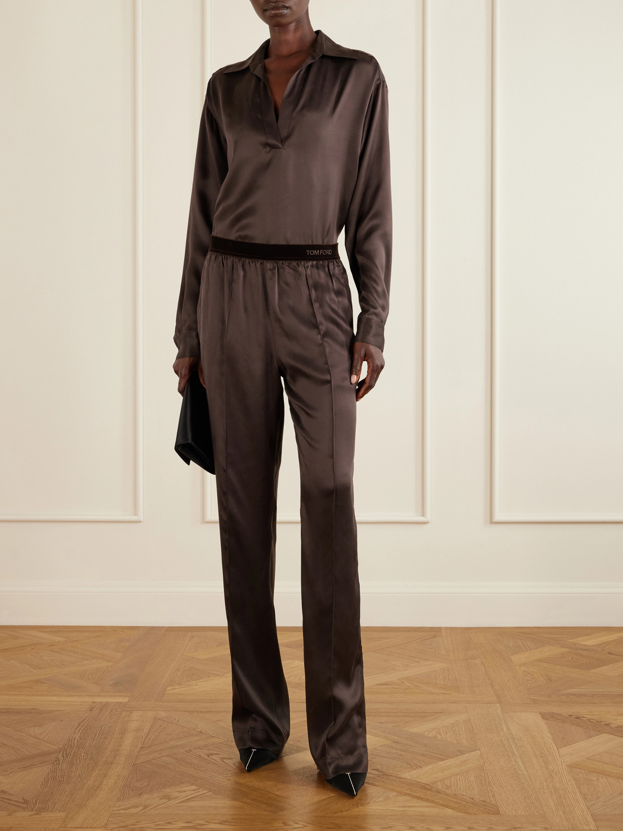Silk-Satin Blouse