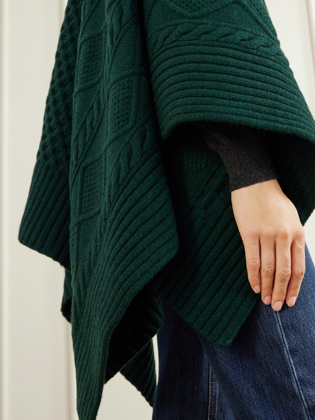 Lammer Muir Wool And Cashmere-Blend Cape