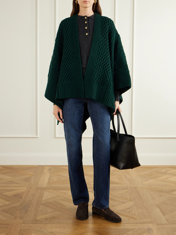 Purdey Lammer Muir wool and cashmere-blend cape