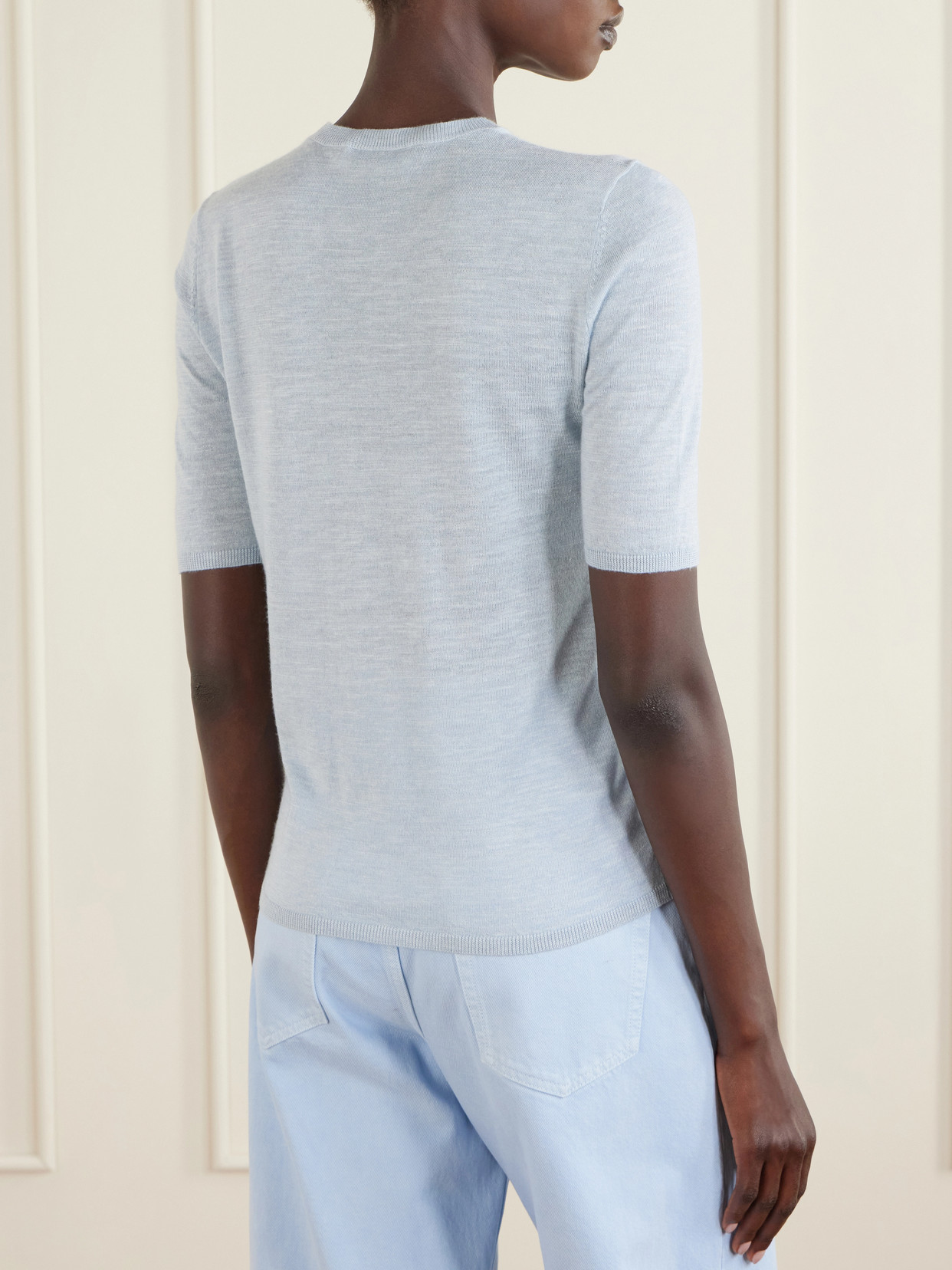 Chryse Cashmere, Silk And Hemp-Blend Sweater