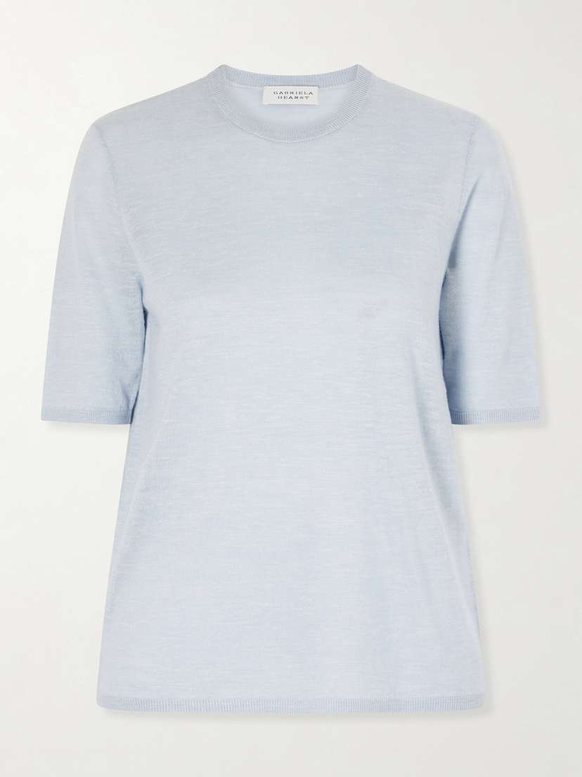Gabriela Hearst Chryse Cashmere, Silk And Hemp-blend Sweater