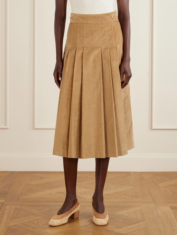 Gabriela Hearst Wesley Corduroy cotton maxi skirt