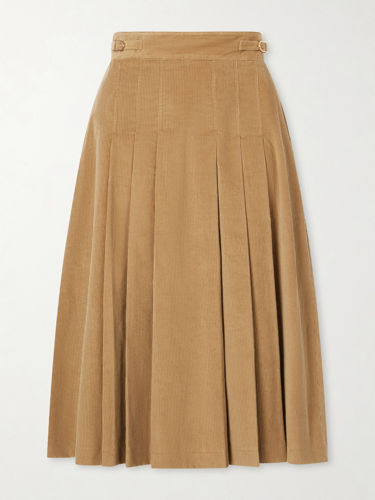 Gabriela Hearst Corduroy Cotton Maxi Skirt In Brown