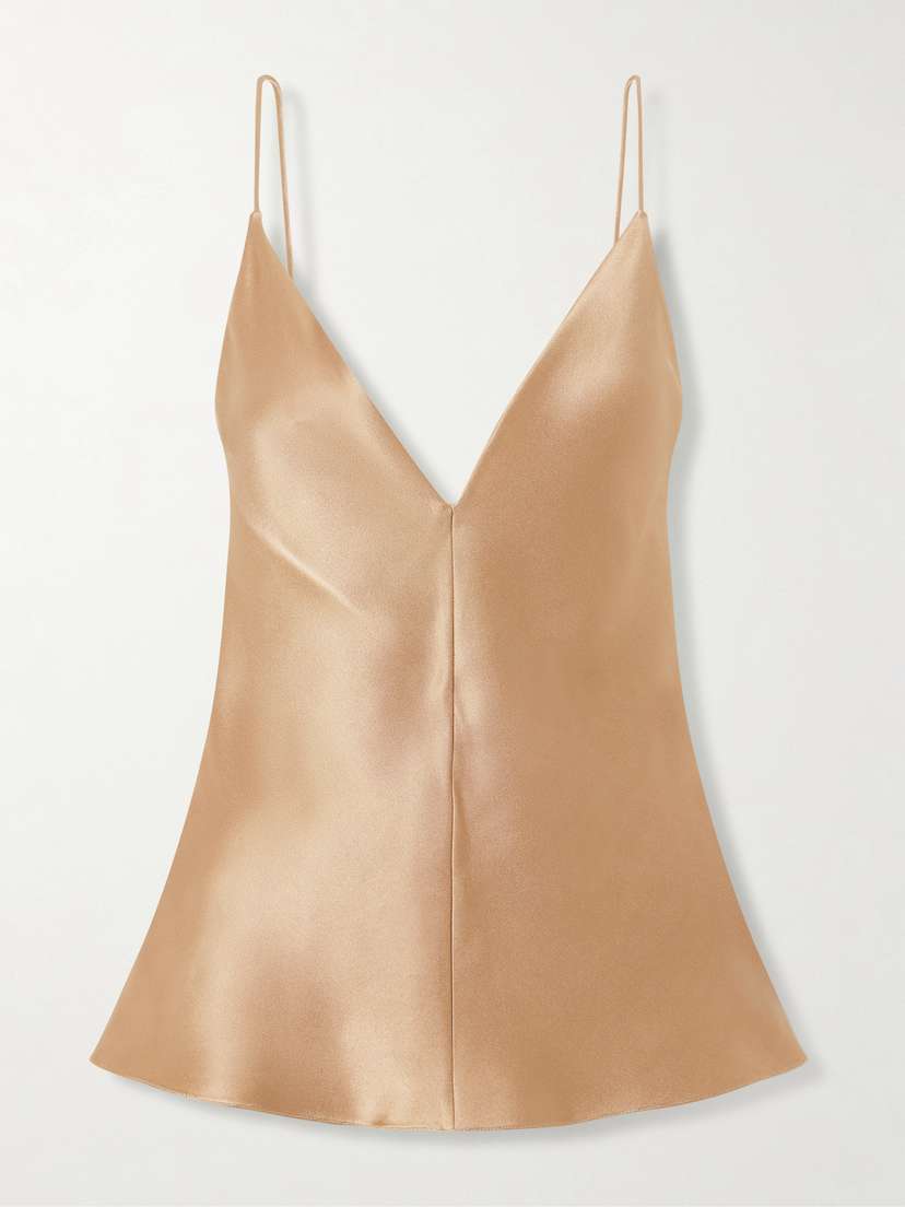 Gabriela Hearst Maria Silk-satin Tank