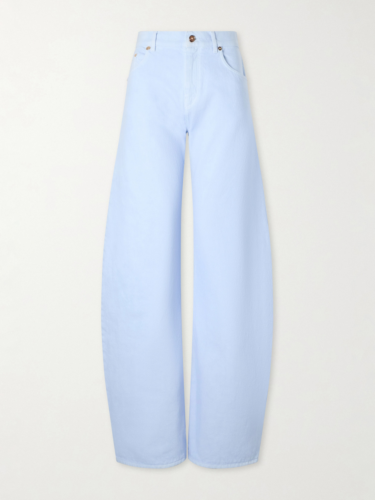 Gabriela Hearst Amoret Mid-rise Wide-leg Jeans In Blue