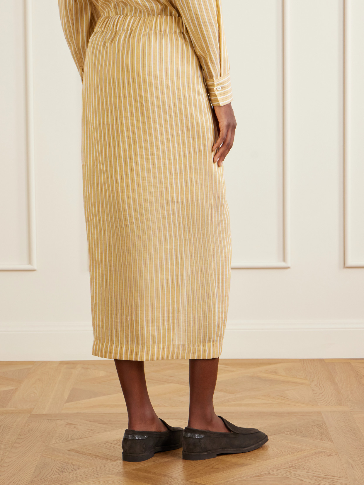 And Silk-Blend Midi