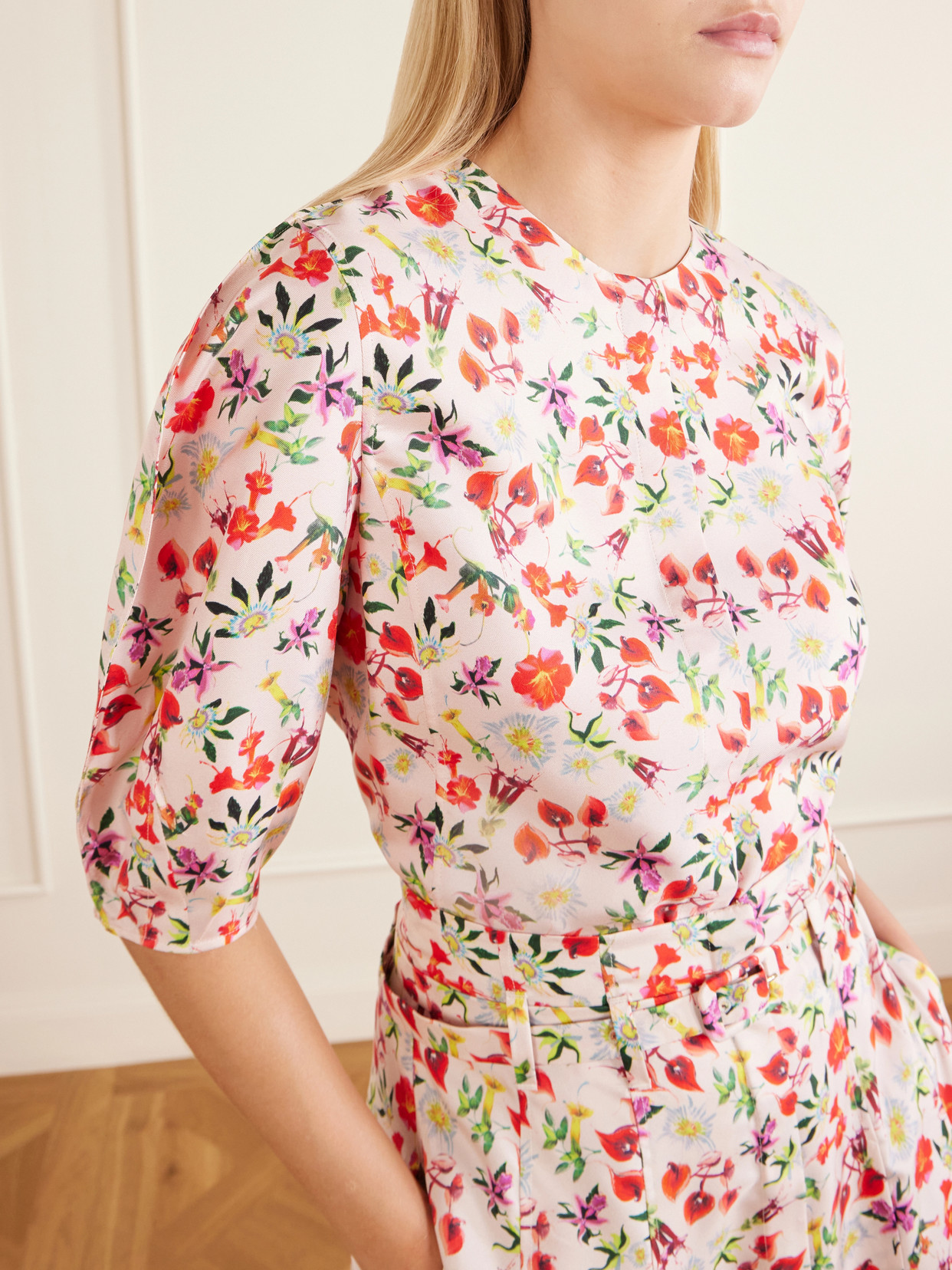 Edify Floral-Print Blouse
